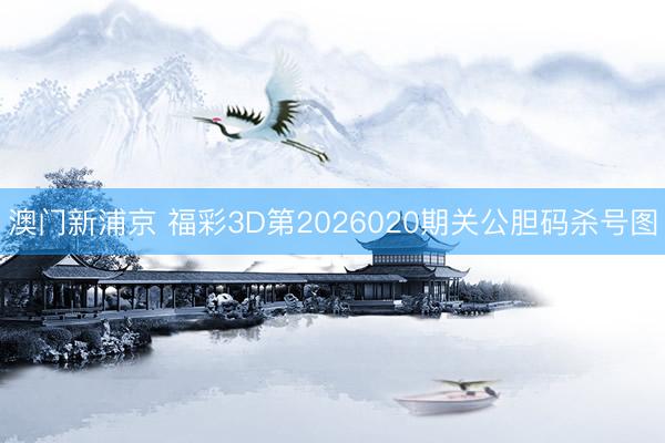澳门新浦京 福彩3D第2026020期关公胆码杀号图